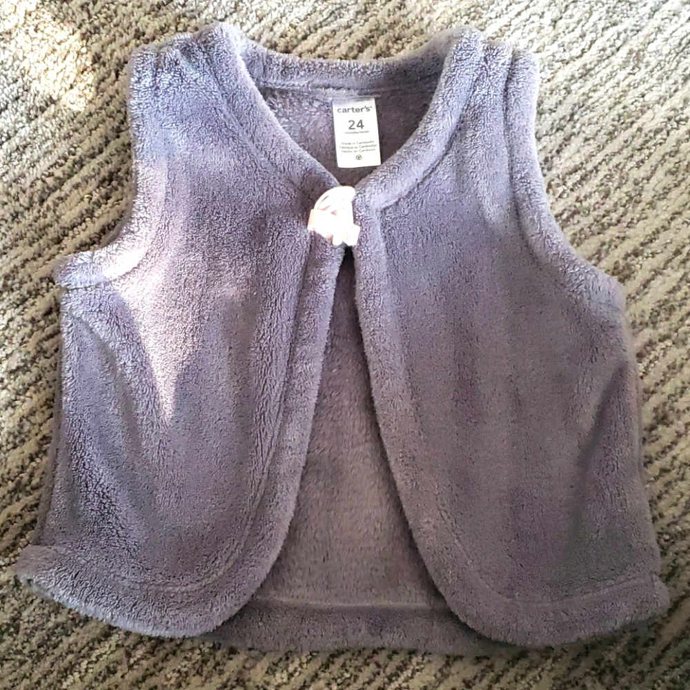Girls Grey Vest